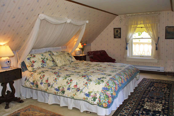 spacious guest room